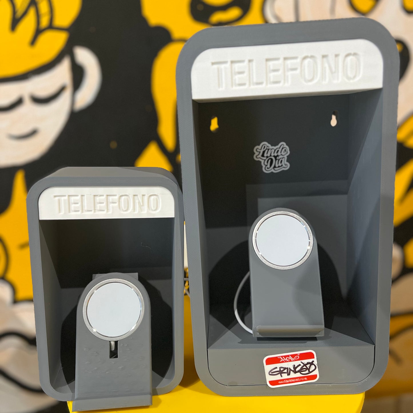 3D Printed Mini Teléfono Público