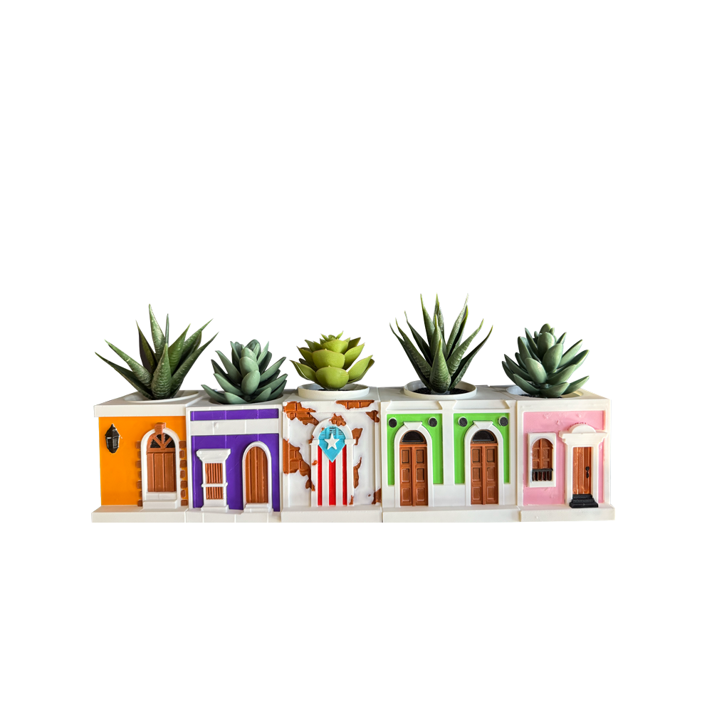 Set Completo de Tiestos Casitas