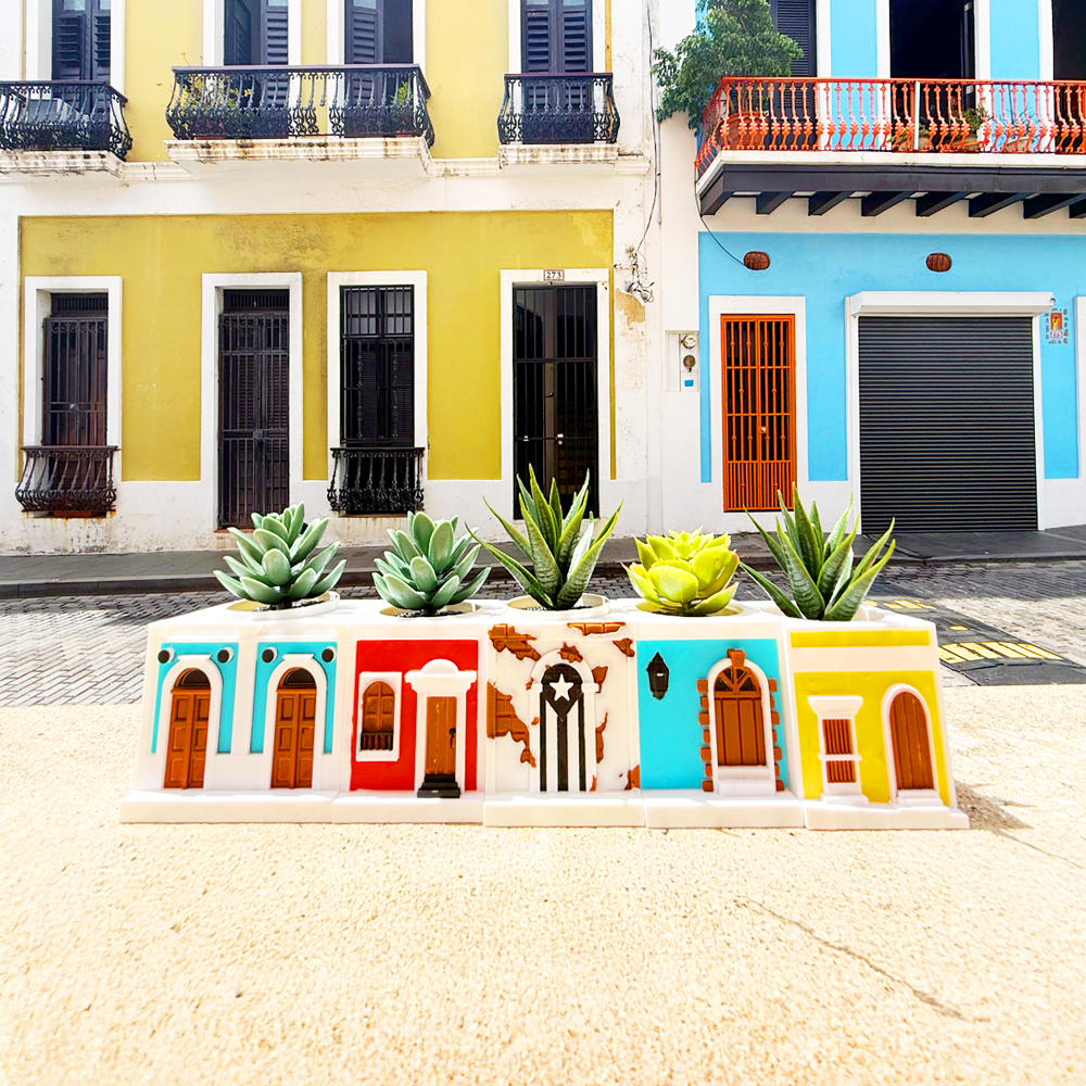 Set Completo de Tiestos Casitas