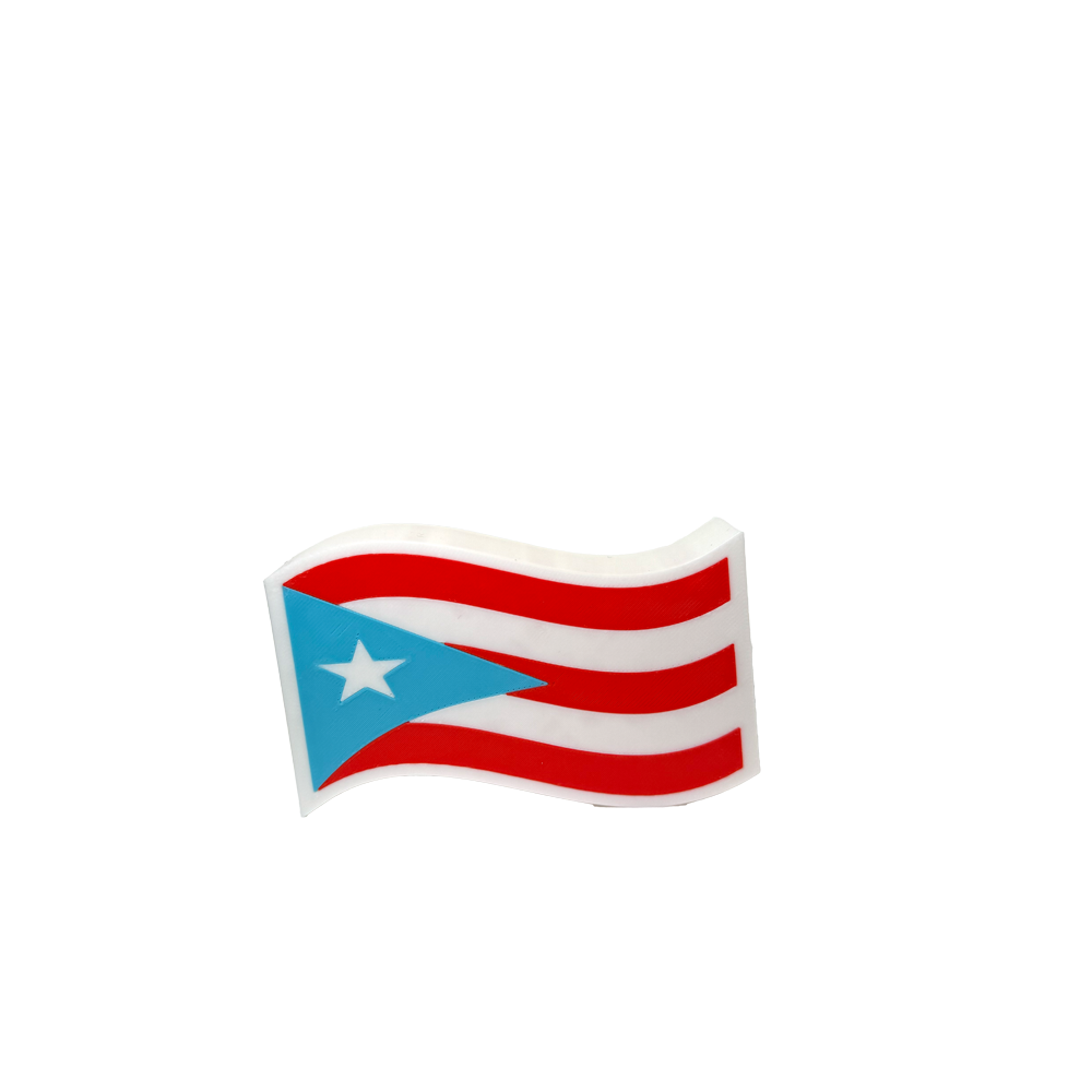 3D Print Puerto Rico Flag