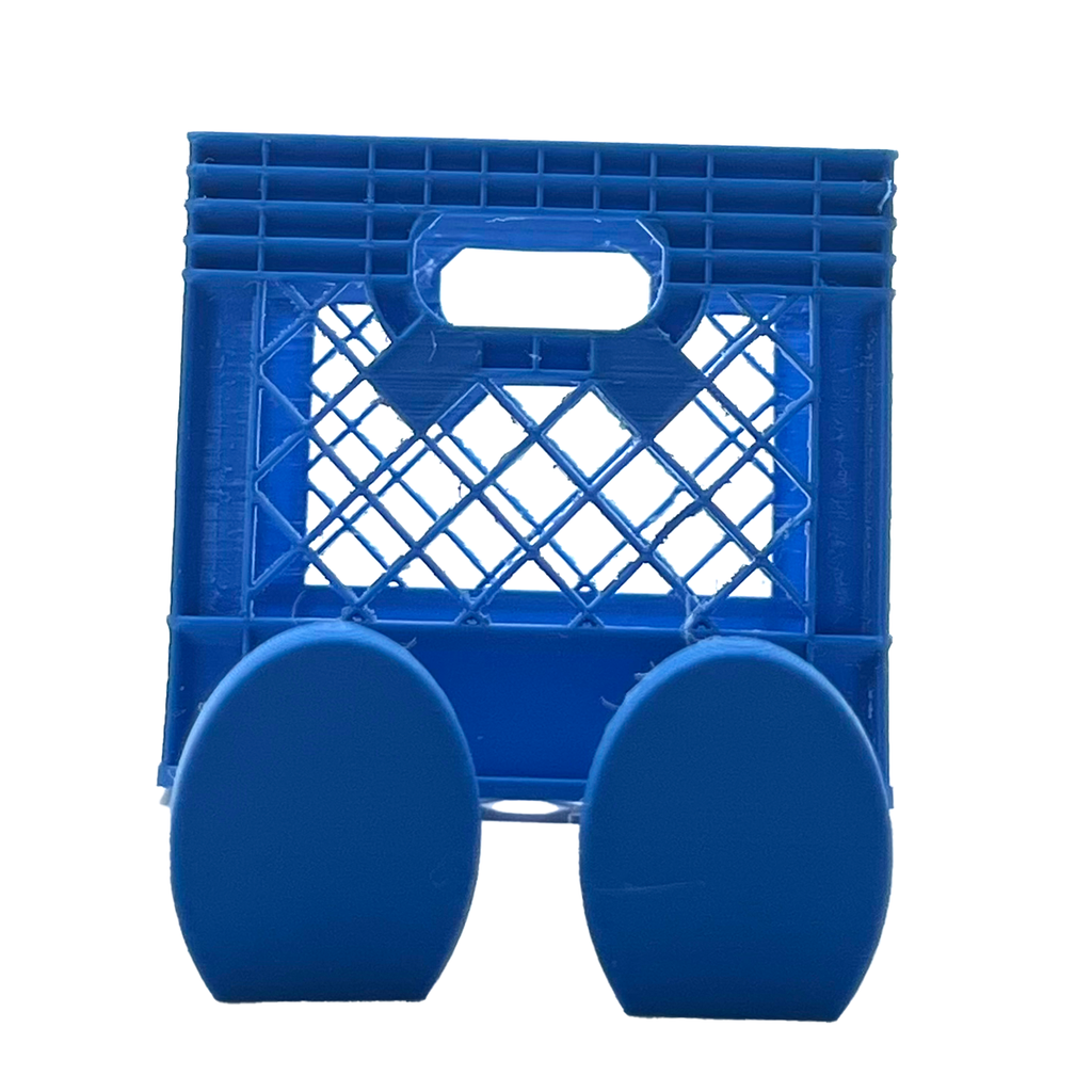 3D Milk Crate with Flexi Legs