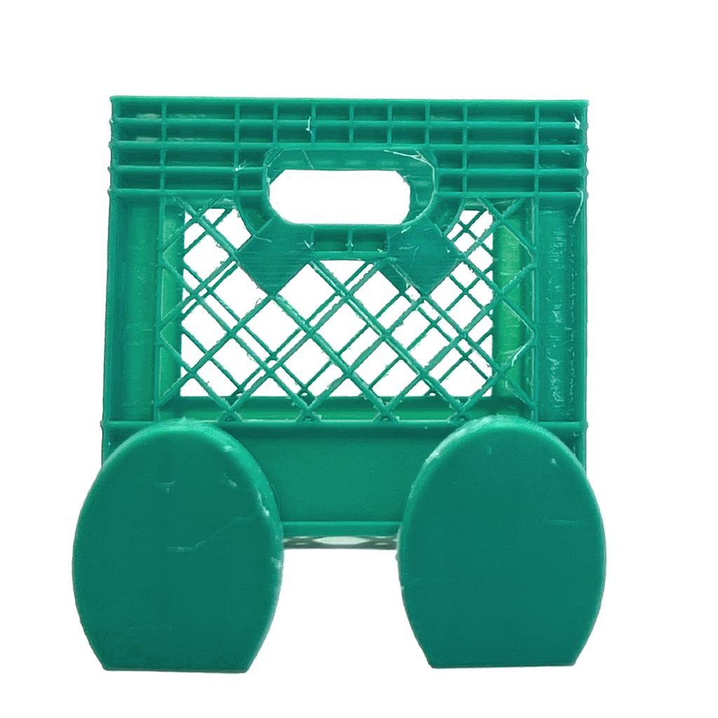 3D Milk Crate with Flexi Legs