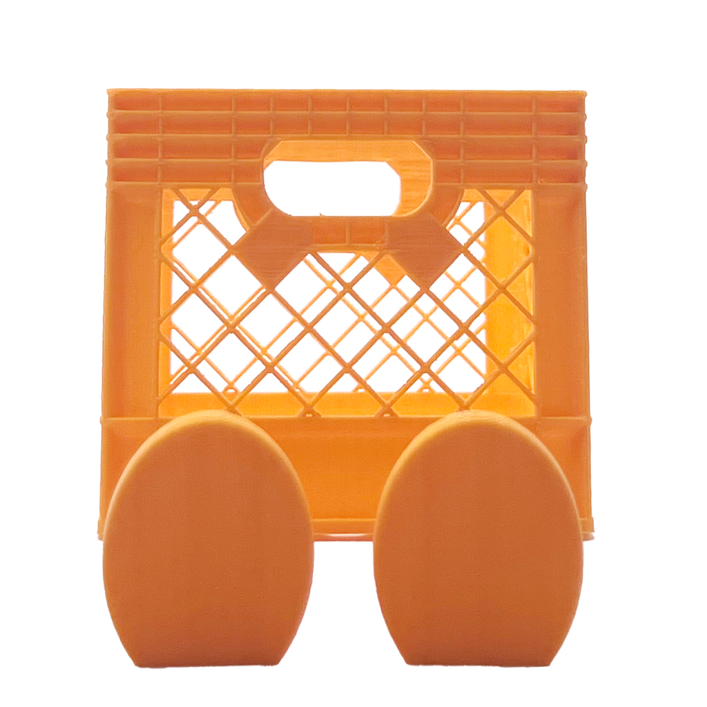 3D Milk Crate with Flexi Legs
