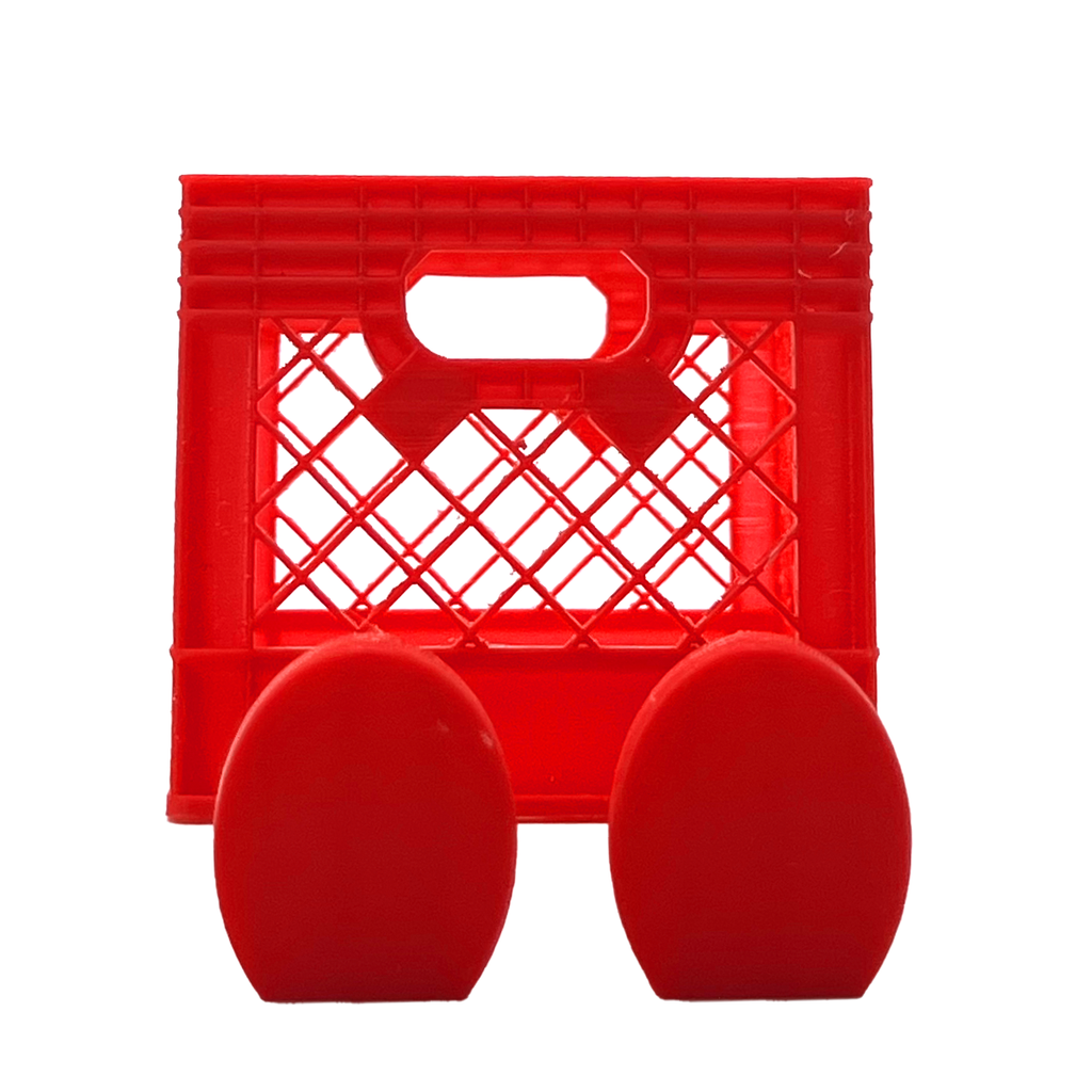 3D Milk Crate with Flexi Legs
