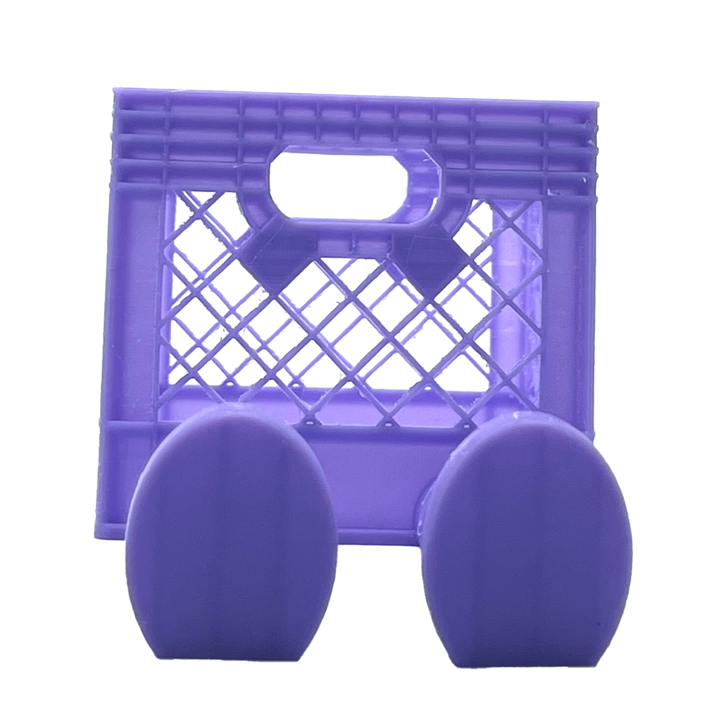 3D Milk Crate with Flexi Legs